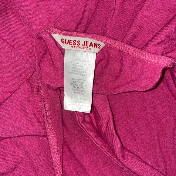 Guess women’s pink Halter top with lace bottom - Picture 3 of 3